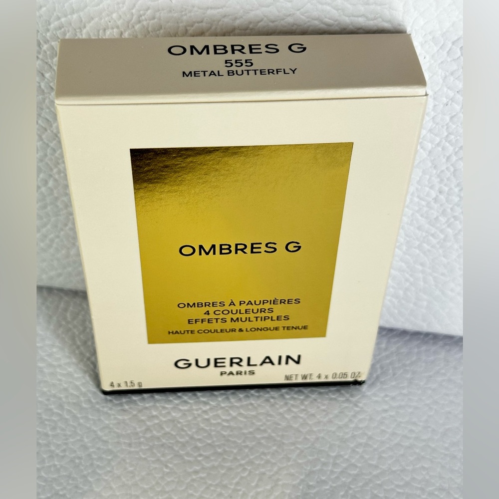 🆕 GUERLAIN Ombres G Eyeshadow Palette 555 Metal Butterfly 🦋 NIB - Picture 7 of 7